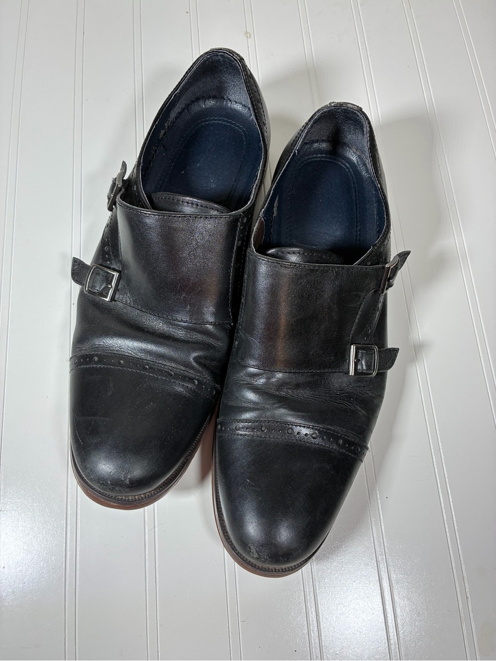 Docker’s Men's Black Leather Dress Shoes